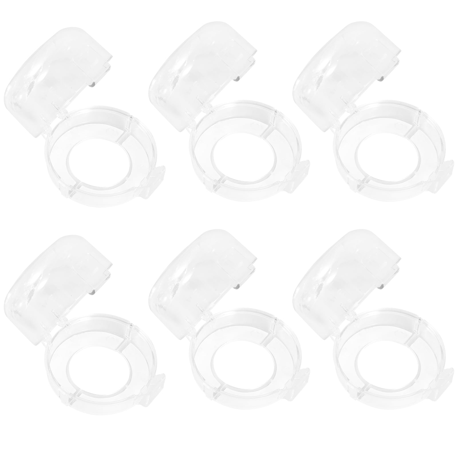 Txkrhwa 6PCS Stove Knob Safety Covers, Heat Resistant Gas Stove Knob