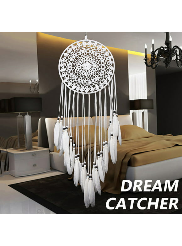 Txkrhwa Dream Catchers, Wall Hanging Tapestry Handmade Dream Catcher Feathers, Traditional Feather Dreamcatcher Wall Hanging Home Decoration Decor Art Ornament Craft Blessing Gifts