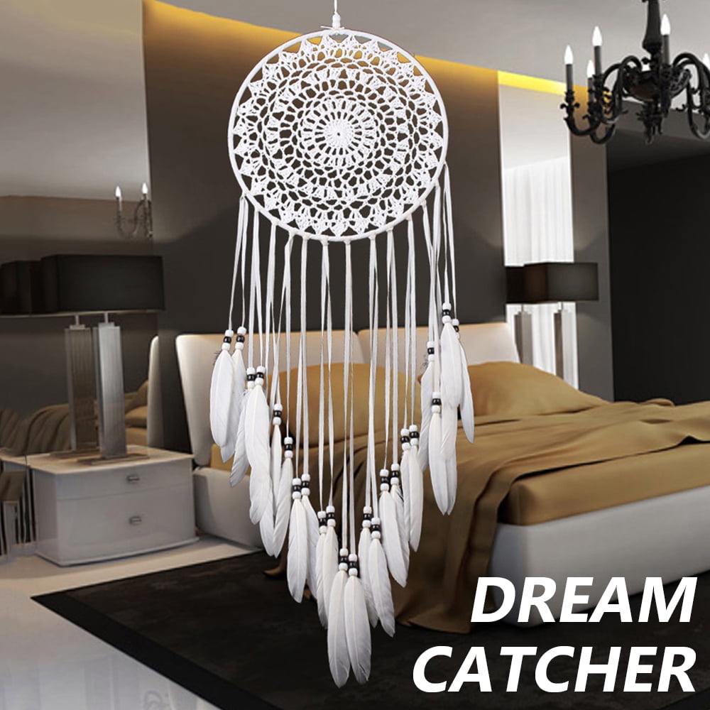 Txkrhwa Handmade Dream Catcher with Feathers, Native American Wall ...