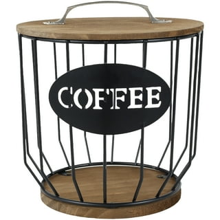 COFFEE K-CUP HOLDER Wrought Iron Mug Keurig Pod Storage Rack USA – Saving  Shepherd