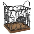 thumbnail image 1 of AEVXKHI K Cup Storage Organizer, Coffee Pod Holder with Wooden Base, Coffee Capsule Metal Basket, Coffee Bar Accessories for Kitchen Office Cafe, 1 of 11