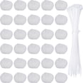thumbnail image 1 of AEVXKHI 30PCS Washing Machine Lint Traps, Nylon Washer Lint Catcher, Laundry Mesh Washer Hose Filter, Washer Hose Lint Traps with 30 Cable Ties for Washing Machine Sink Bathtub Prevent Drain Clogging, 1 of 8