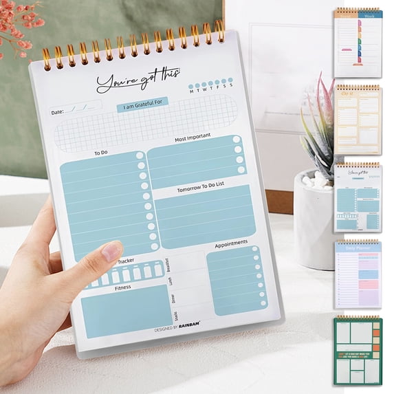 Txlpkdyx 2026-2027 A5 Academic Planner,Spiral Bound Organizer with Daily, Weekly & Monthly Views,Thick No-Bleed Paper,Class Schedule & To-Do Lists