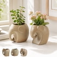 thumbnail image 1 of Txlpkdyx Animal Shaped Planter,Cute Ceramic Flower Pot for Desktop & Home Decor,Small Potted Plant Container for Cactus,Herbs,Indoor & Office Decoration, 1 of 5