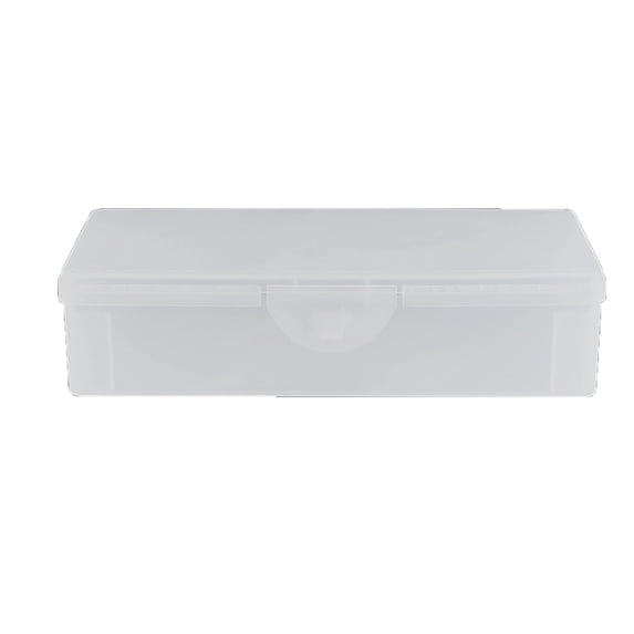 Txlpkdyx Clear Plastic Storage Organizer with Lid,Stackable Desktop Container for Stationery,Makeup & Office Supplies,for Home Organization