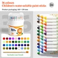 thumbnail image 1 of Txlpkdyx Crayons,12/24/36/48pcs Silky Quick-Dry Crayons & Oil Pastels in Bucket,Stain-Free Washable Crayons,Deliver Clean,Vibrant Coloring & Painting Results, 1 of 5