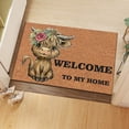 thumbnail image 1 of Txlpkdyx Cute Highland Cow Shaped Rug,Soft Fluffy Bedroom Area Rug for Nursery,Non-Slip Faux Fur Accent Carpet for Living Room Decor, 1 of 5