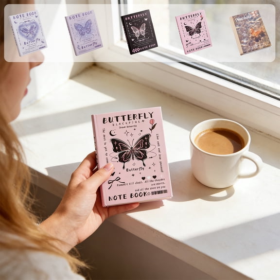 Txlpkdyx Dreamy Pocket Notebook,Cute Aesthetic Journal,Portable Small Notepad for Study,Travel Diary,Daily Memo