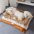 thumbnail image 1 of Txlpkdyx Extra Warm Winter Dog Bed,Thickened Plush Pet Mat with Non-Slip Bottom,Machine Washable & Stain Resistant,for Small/Medium/Large Dogs, 1 of 5