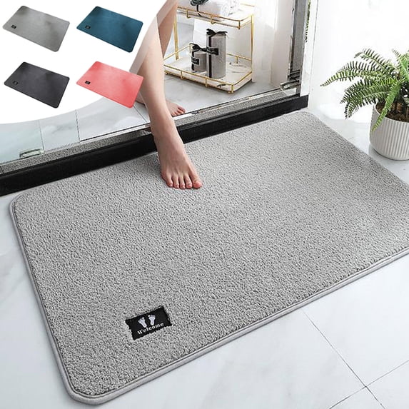 Txlpkdyx Heavy Duty Door Mat for Entryway,18x30inch Water-Absorbent & Quick Dry Front Porch Rug,Non-Slip Rubber Backing Floor Mat,Easy to Clean