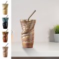 thumbnail image 1 of Txlpkdyx Mug Shaped Large Capacity Ceramic Mug Water Cup Straw Cup Coffee Cup, 1 of 5