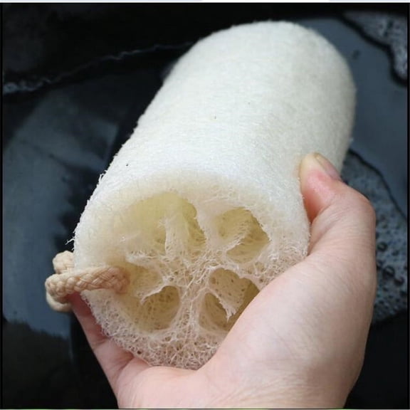 Txlpkdyx Natural Loofah Sponge for Shower & Kitchen,Eco-Friendly Luffa Scrubber,Biodegradable Body Exfoliating Bath Sponge & Dish Cleaning Rag,Natural Bath Poufs for Deep Cleansing