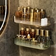 thumbnail image 1 of Txlpkdyx No-Drill Bathroom Shelving Unit,Wall-Mounted Storage Rack,Floating Stable Shelving,for Bathroom and Bedroom Organization, 1 of 5