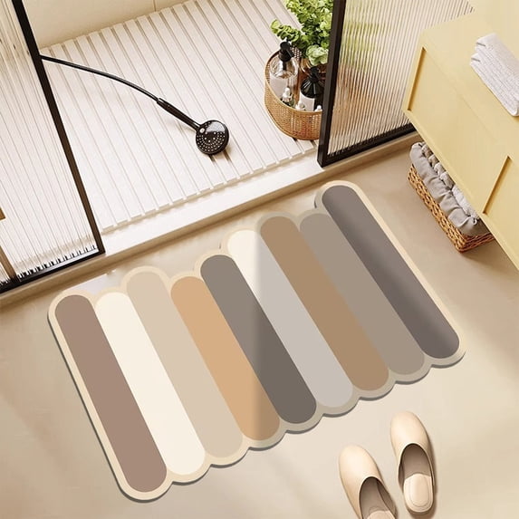 Txlpkdyx Super Absorbent Bath Mat,Quick-Drying Non-Slip Bathroom Rug with Rubber Backing,Machine Washable Shower Floor Mat for Bathtub & Vanity