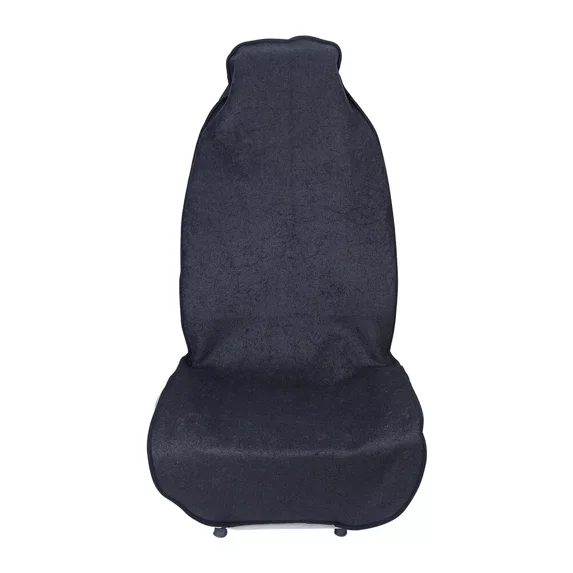 Txmasen Car Seat Towel Cover Sweat Absorbed Waterproof Front Seat Protector Car Interior Black