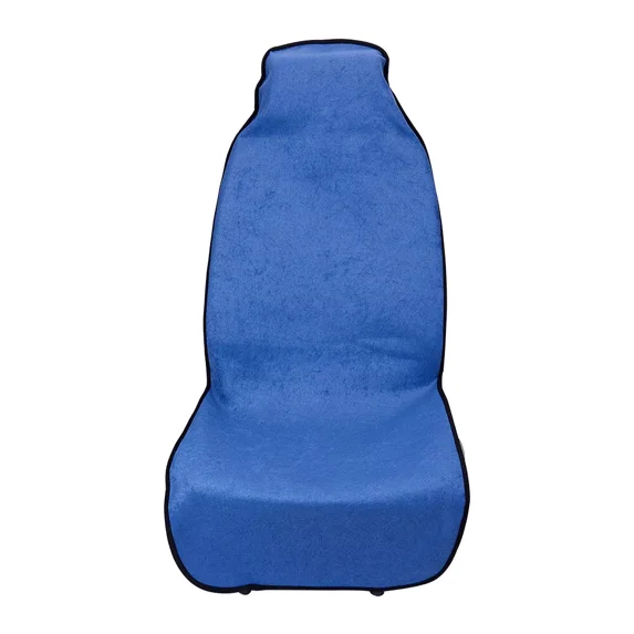 Txmasen Car Seat Towel Cover Sweat Absorbed Waterproof Front Seat Protector Car Interior Blue