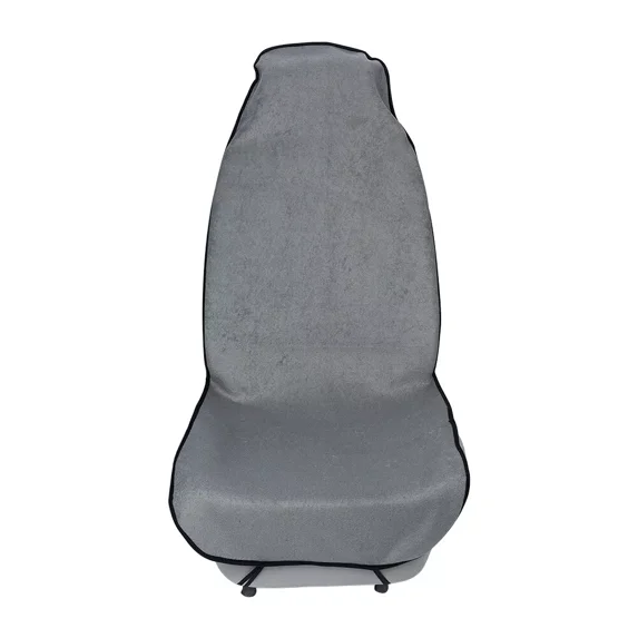 Txmasen Car Seat Towel Cover Sweat Absorbed Waterproof Front Seat Protector Car Interior Grey