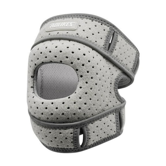 Txmasen Patella Knee Brace Patellar Tendon Support Strap With Gel Pad - Knee Pain Arthritis Tendonitis Knee Stabilizer adjustable Light Grey