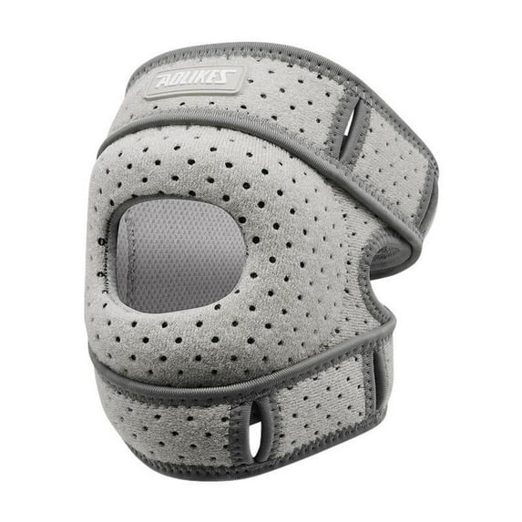 Txmasen Patella Knee Brace Patellar Tendon Support Strap With Gel Pad - Knee Pain Arthritis Tendonitis Knee Stabilizer adjustable Light Grey