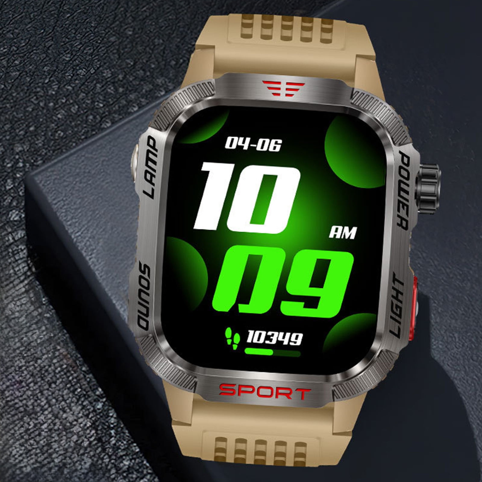 Txmfgh HD Smart Sports Watch with Advanced Bluetooth Calling, Long
