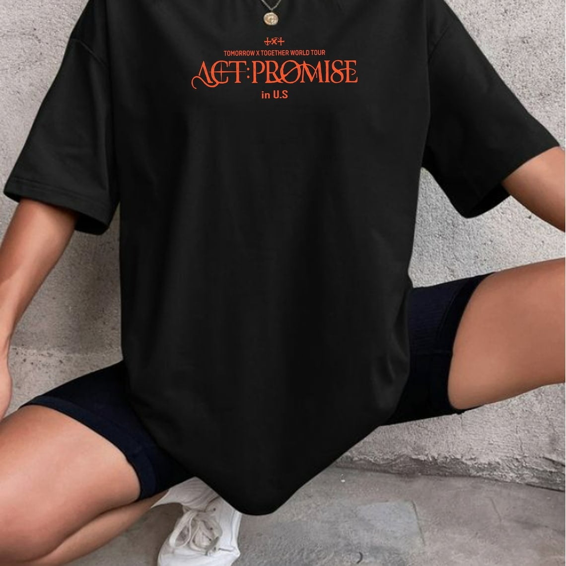Txt Act Promise Tour T-Shirt, Kpop Txt Merch, Txt Logo Comeback 