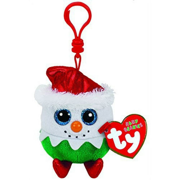 Ty Baby Beanies Eggnog Snowman Clip