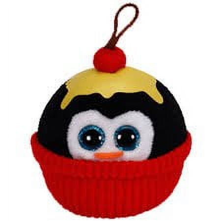 Ty Baby Beanies GELATO Penguin Christmas Baby Beanies Plush Toy