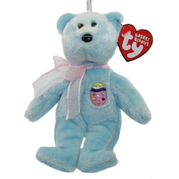 Ty Basket Beanie: Eggs II the Bear | Stuffed Animal | MWMT