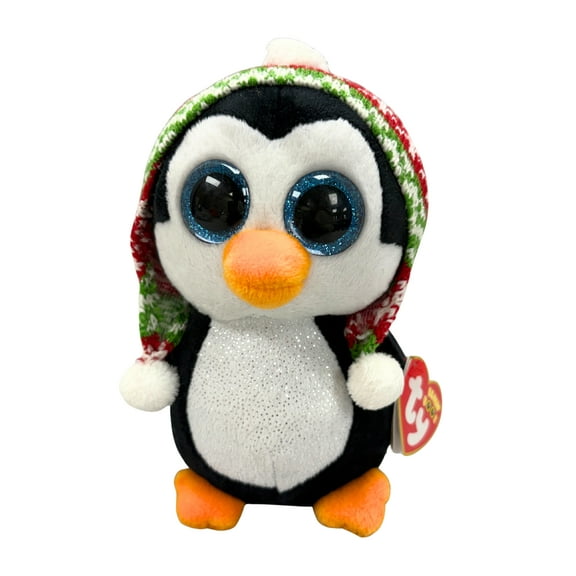Ty Beanie Boos - Penelope the Penguin – Glitter Eyes - Stuffed Animal