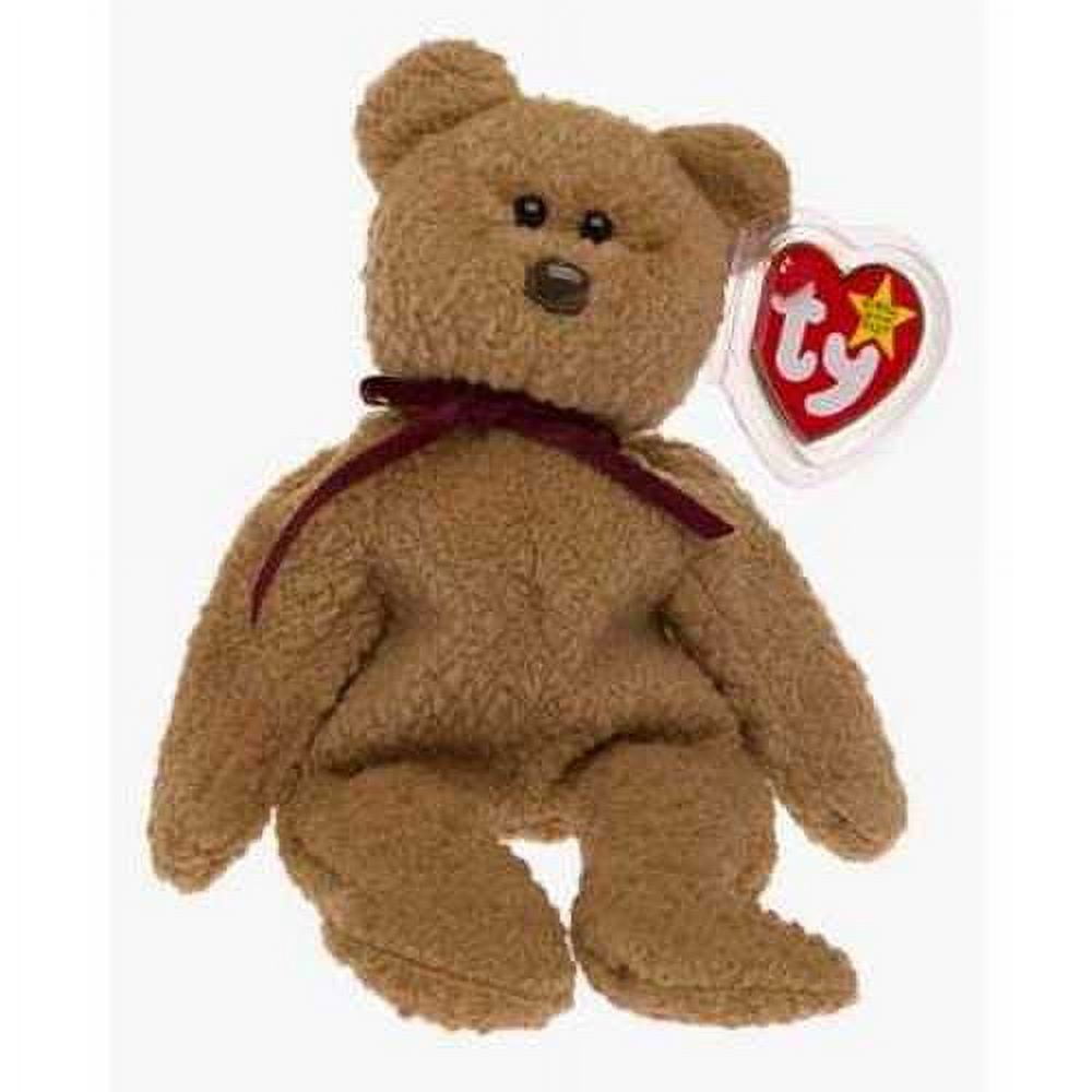 Curly bear beanie baby outlet