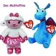 thumbnail image 1 of Ty Beanie Babies Doc McStuffins Lambie Lamb Stuffy Dragon plush toy 2pcs/set, 1 of 1