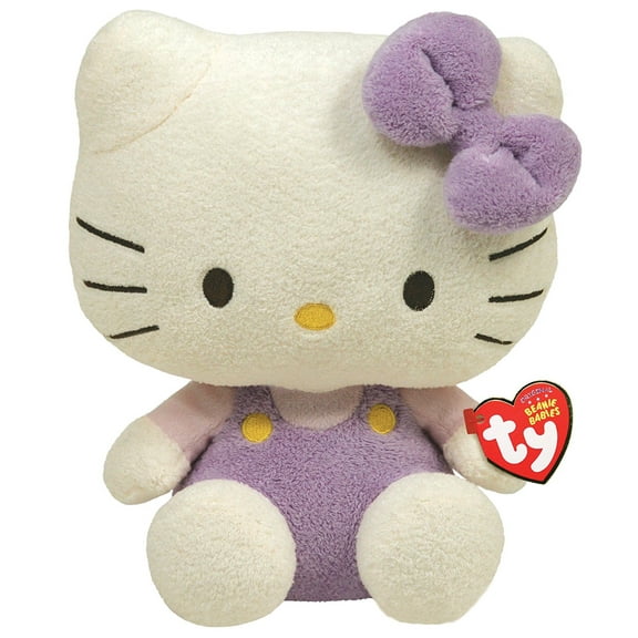 Ty Beanie Babies Hello Kitty Friends - Lavendar Overalls 6" Plush Toys