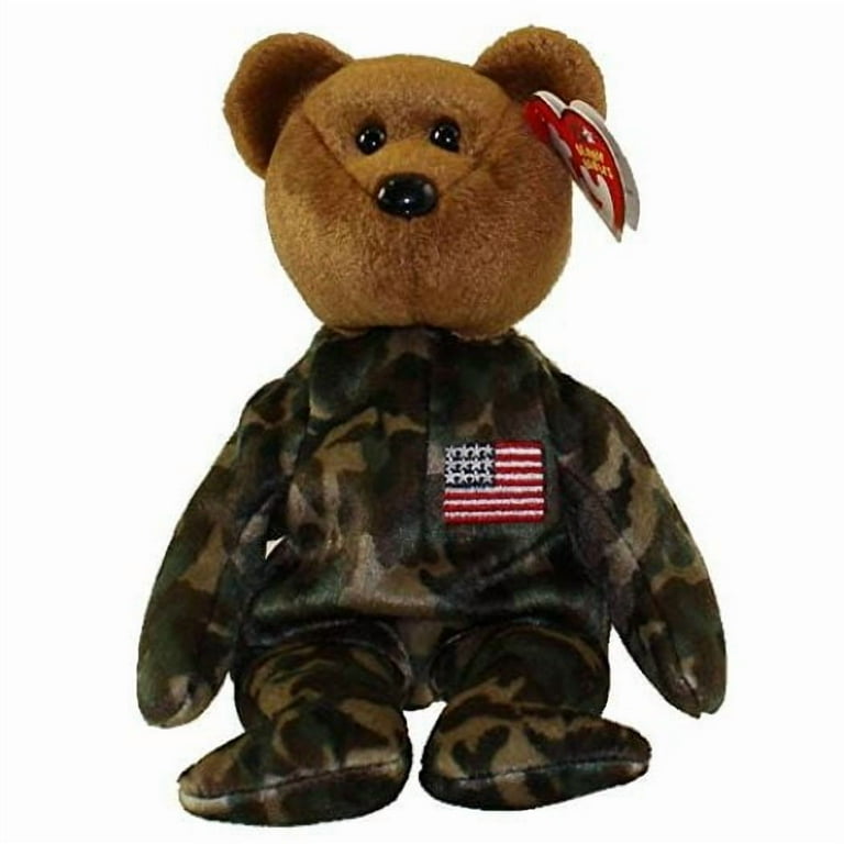 Ty Beanie Babies Hero USA - Bear (Flag on Chest) - 40012 - Walmart.com