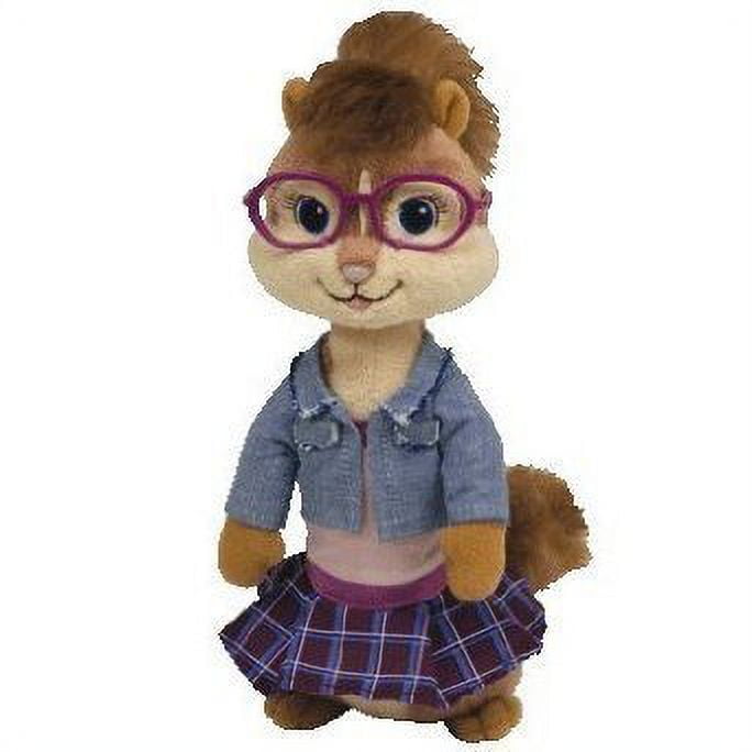 Ty Beanie Babies JEANETTE Alvin and the Chipmunks 6 Plush NO TY HANG TAG
