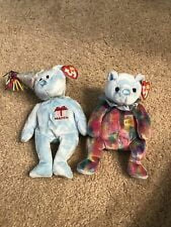 Ty Beanie Babies 12体セット TY Beanie Babies - Complete Set of 12 Zodiac Animals, Mint