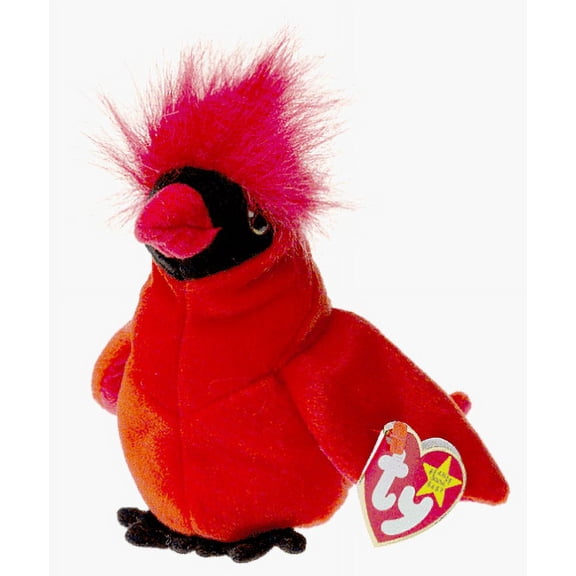 Ty Beanie Baby Mac the Cardinal Plush