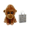 thumbnail image 1 of Ty Beanie Babies Monroe the Gorilla Small 6" Plush & Gift Bag Bundle Set, 1 of 1