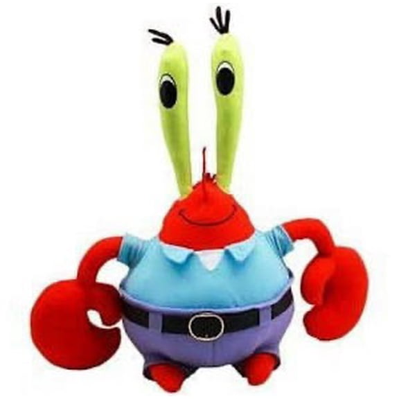 Ty Beanie Babies - Mr. Krabs Spongebob Squarepants Crab (8" Plush)(NO TY HANG TAG)(BONUS 1 FUN CHOPS & 1 TY CARD)