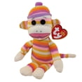 thumbnail image 1 of "Ty Beanie Babies Sock Monkey Pastel Stripes 8"" Plush", 1 of 3
