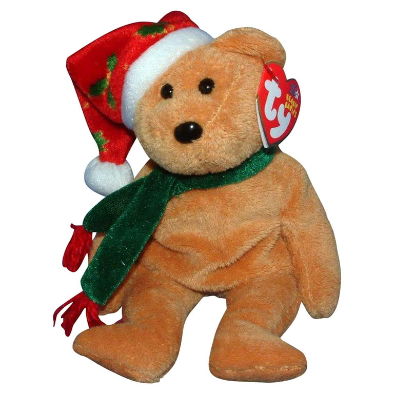 Ty Beanie Baby 2003 Holiday Teddy the Bear Stuffed Animal MWMT