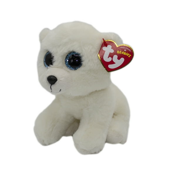 Ty Beanie Baby: Arctic the Wild Bear | Glitter Eyes | Stuffed Animal | MWMT
