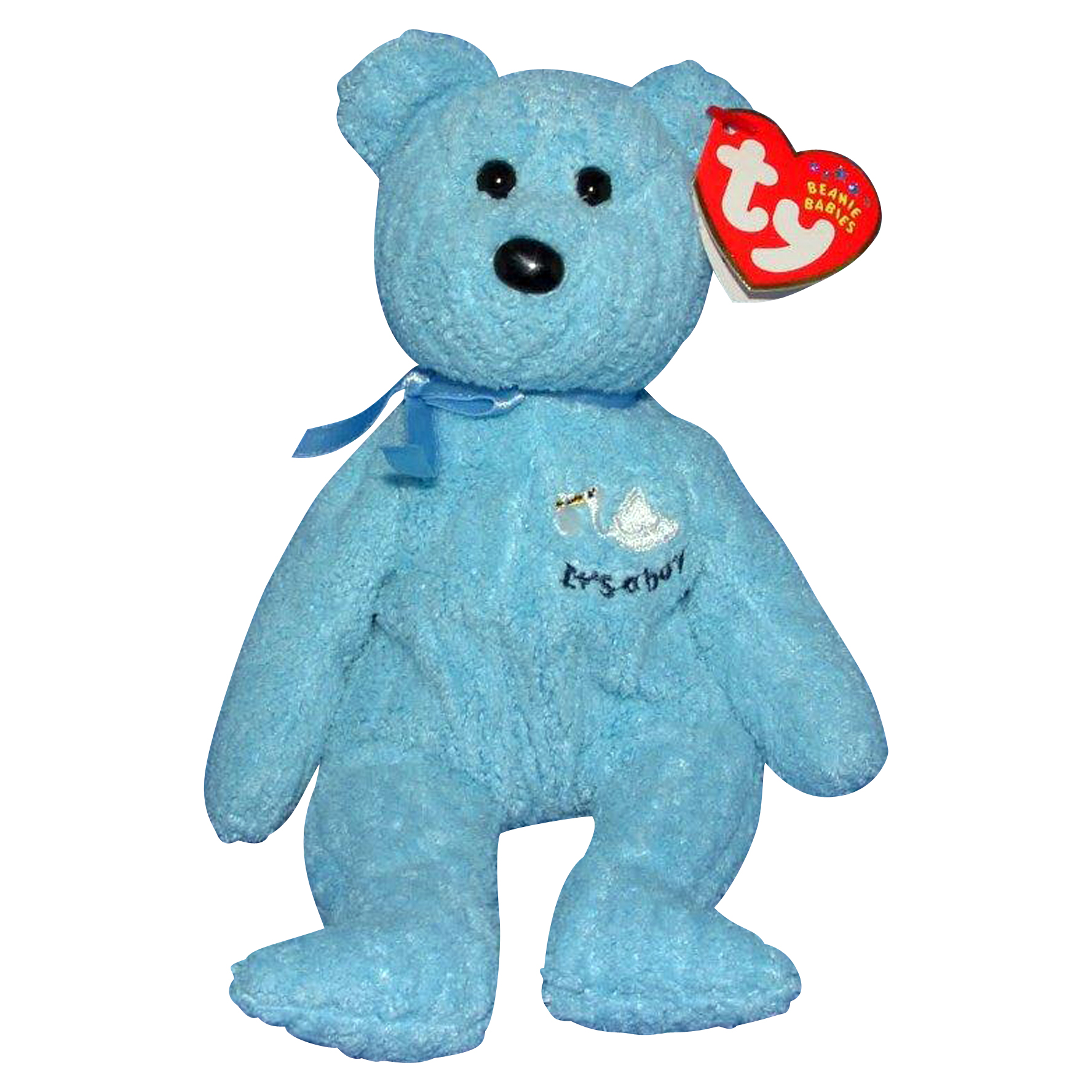 Ty Beanie Baby Baby Boy The Bear Stuffed Animal MWMT Walmart Ty Beanie Baby Baby Boy The Bear Stuffed Animal MWMT Walmart