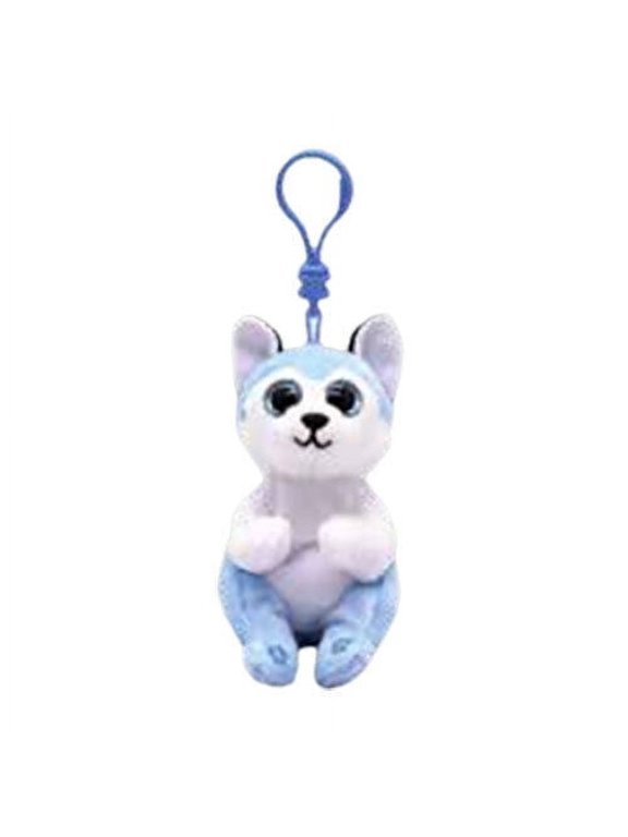 Beanie Baby Bellies - THUNDER the Husky Dog (Plastic Key Clip - 4 Inch)