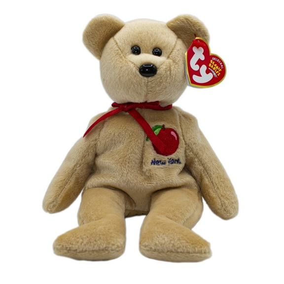 Ty Beanie Baby: Big Apple the Bear - NY International Gift Fair Exclusive | Stuffed Animal | MWMT's