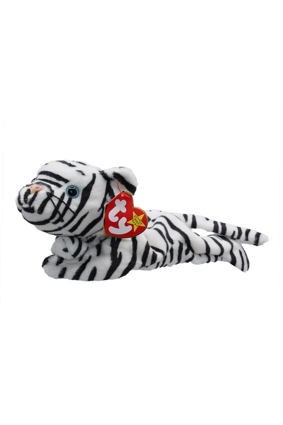 Ty Beanie Baby: Blizzard the White Tiger | Stuffed Animal | MWMT