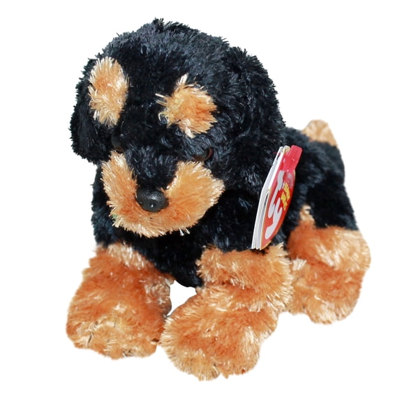 Ty Beanie Baby: Brutus the Rottweiler Dog - Standing | Stuffed Animal | MWMT's