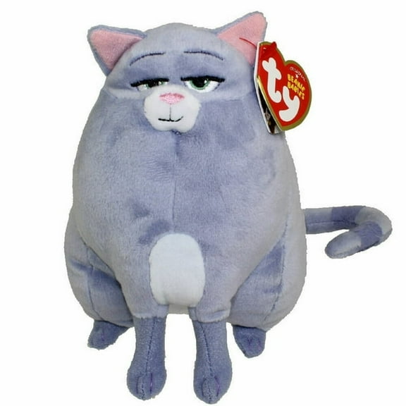 Ty Beanie Baby - CHLOE the Cat (The Secret Life of Pets)(6" Plush)(BONUS 1 FUN CHOPS AND 1 ZIPPER BRACELET)