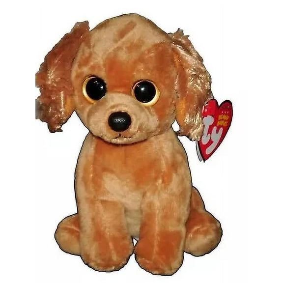 Ty Beanie Baby - COPPER  Cocker Spaniel Dog (5.5" Plush) (BONUS ONE RANDOM TY ERASER)