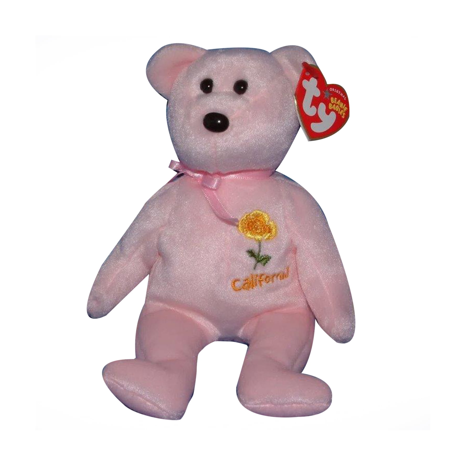 Ty Beanie Baby: California Poppy the Bear | Stuffed Animal