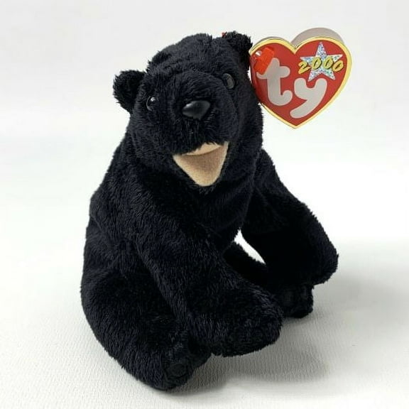Ty Beanie Baby: Cinders the Black Bear | Stuffed Animal | MWMT
